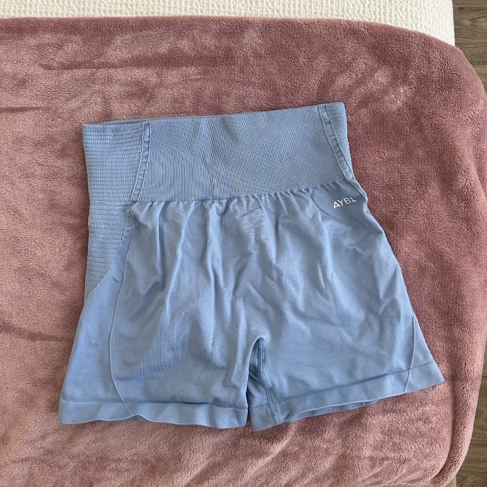 LIGHT BLUE AYBL SHORTS